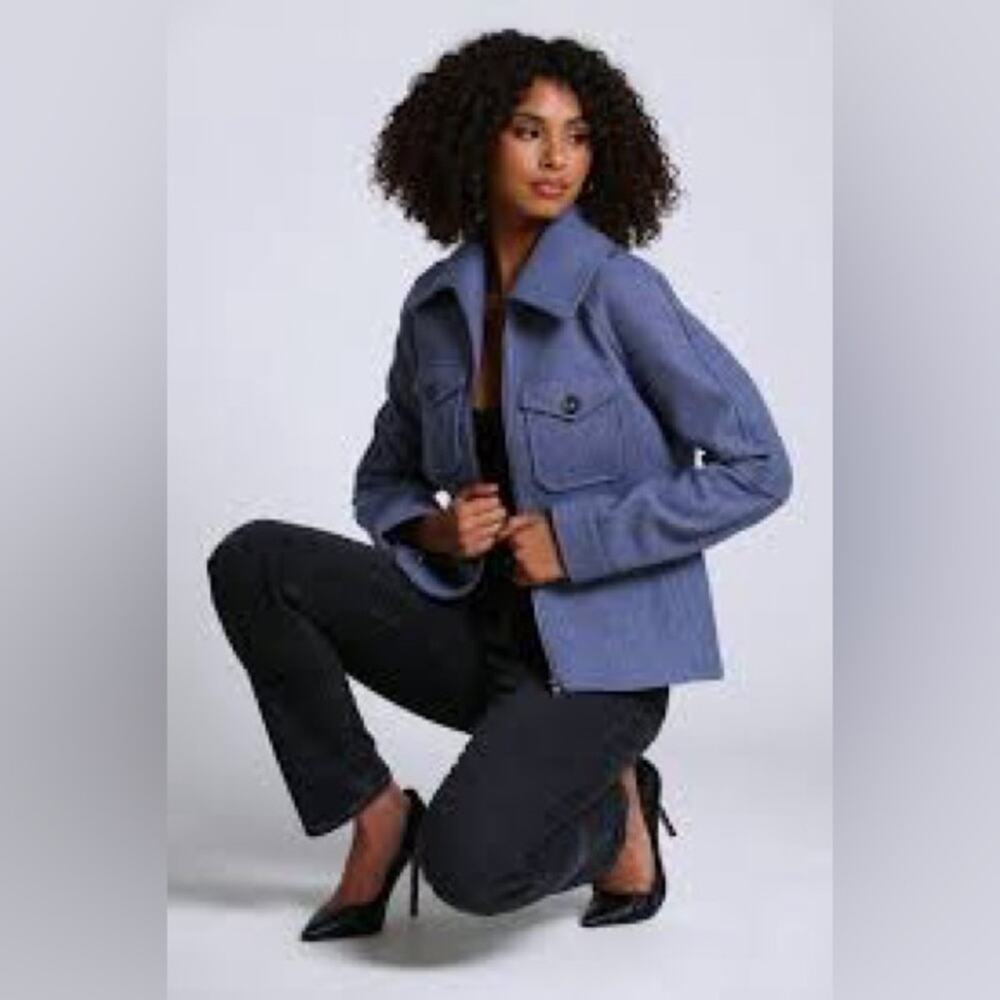 AVEC LES FILLES Jacket Small Blue Relaxed Fit Heritage‎ Classic Preppy